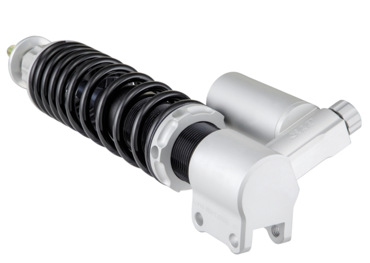Shock absorber front for Vespa GTS/GTS Super/GTV/GT 60/GT/GT L 125-300ccm, silver matt