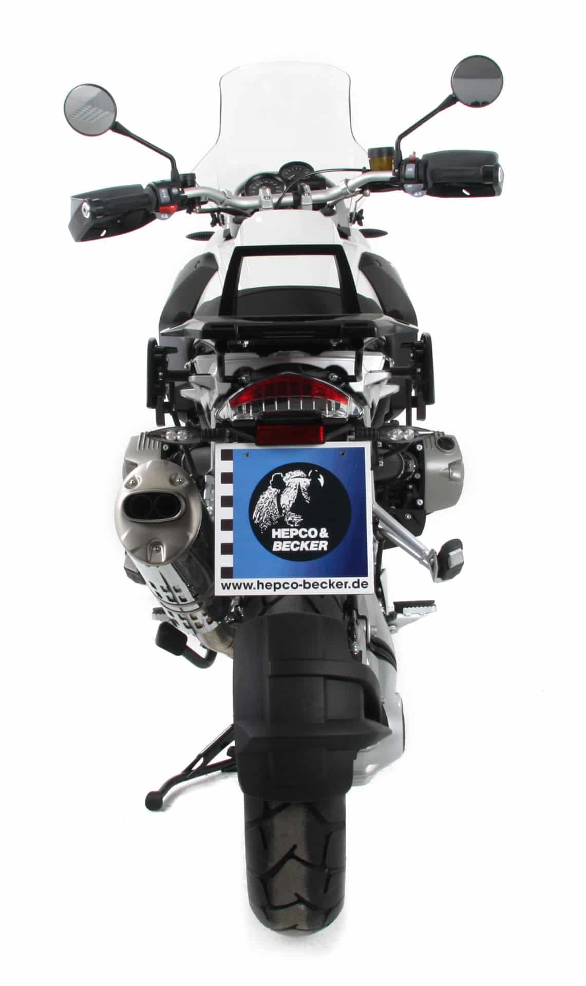 C-Bow side carrier black for BMW R 1200 GS (04-12) Hepco & Becker