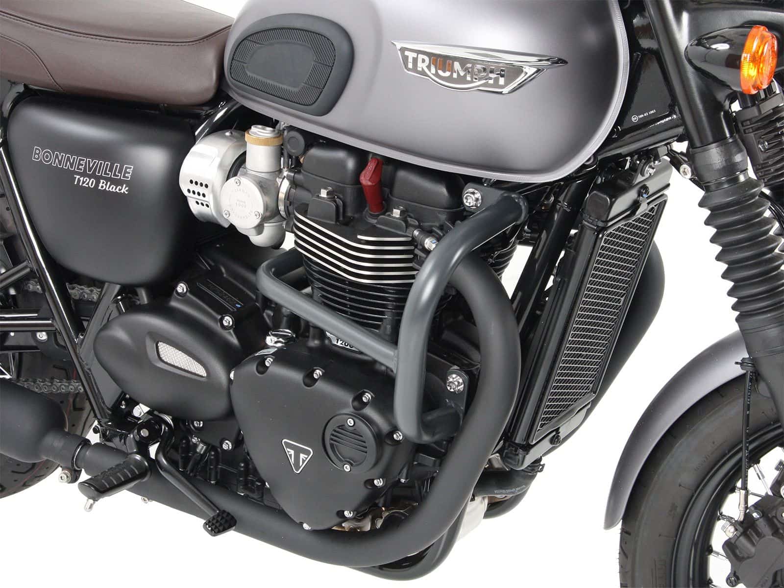 Engine Guard black for Triumph Bonneville T100 (17-) Hepco & Becker
