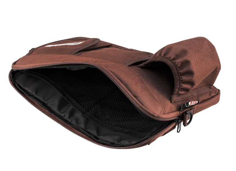Bag "Classic" for luggage compartment / glove compartment Vespa, nylon, tobacco brown