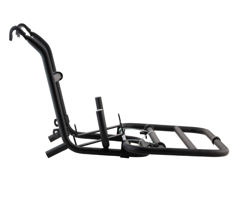 Luggage rack front for Vespa PX 80-200cc, foldable, black