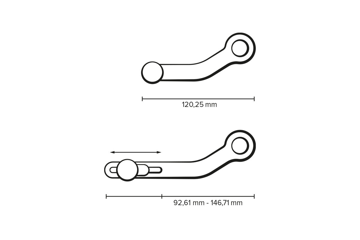 SW-Motech Shift lever for Honda CRF1100L Africa Twin (20-) - SW Motech