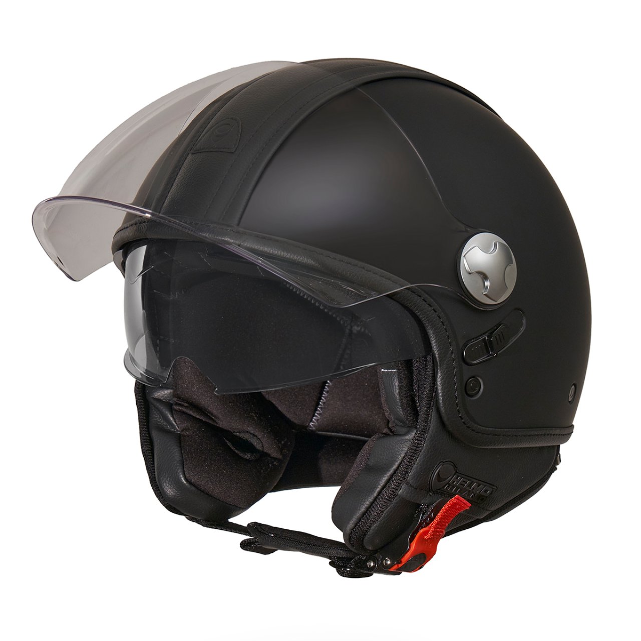 Helmo Milano Demi Jet, PelleDura Premium, black matt