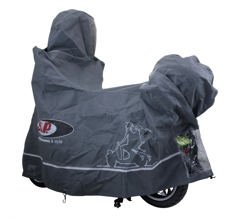 Folding garage Indoor PREMIUM 2.0 for Vespa GTS/GTV/GT, size XL, gray