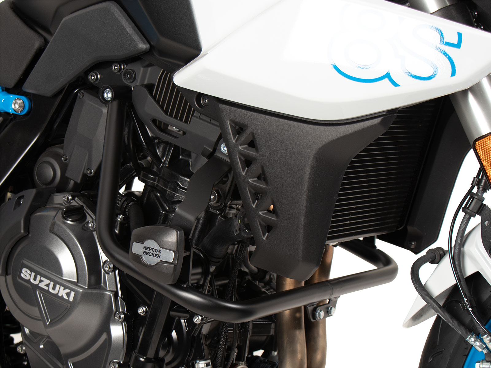 Engine Guard black incl. ProtectionPad for Suzuki GSX-8S (23-) Hepco & Becker