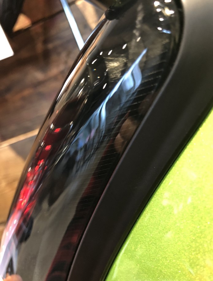 Frame rear light conversion for Vespa GTS/​GTS Super/​GTV 125-300ccm ('14-'18), matt black
