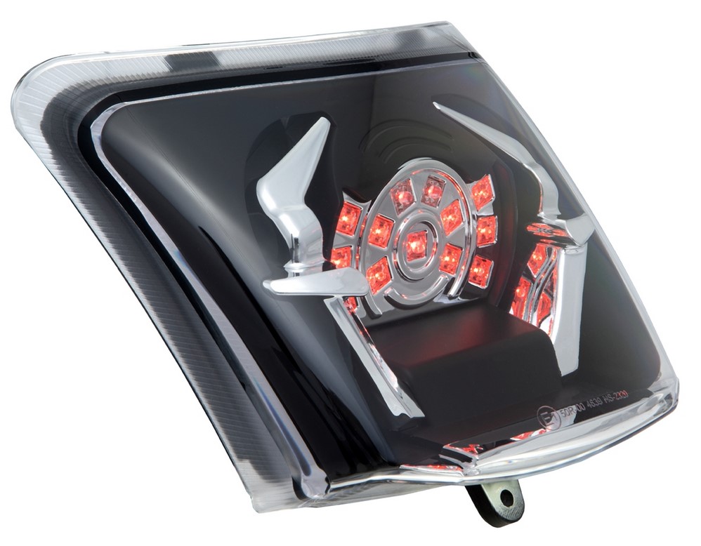 Taillight MK II LED for Vespa GTS/GTS Super/GTV 125-300cc HPE ('18-), clear