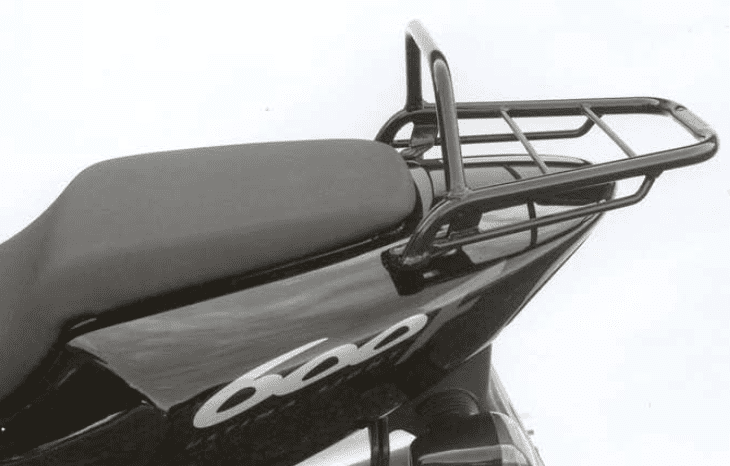 Tubular luggage rack top case carrier black for Honda CBR 600 F (99-10) Hepco & Becker