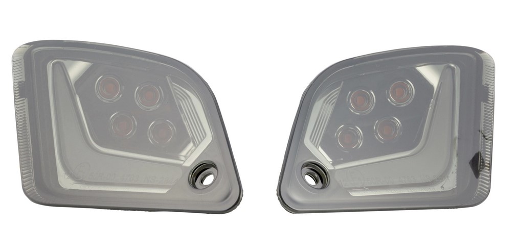 Rear left/right blinker kit for Vespa GTS/GTS Super/GTV 125-300cc ('14-22), tinted