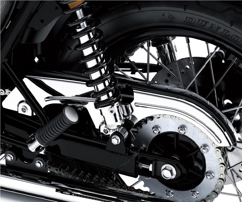 Chain guard for W 800 Street (Bj.19-) Original Kawasaki