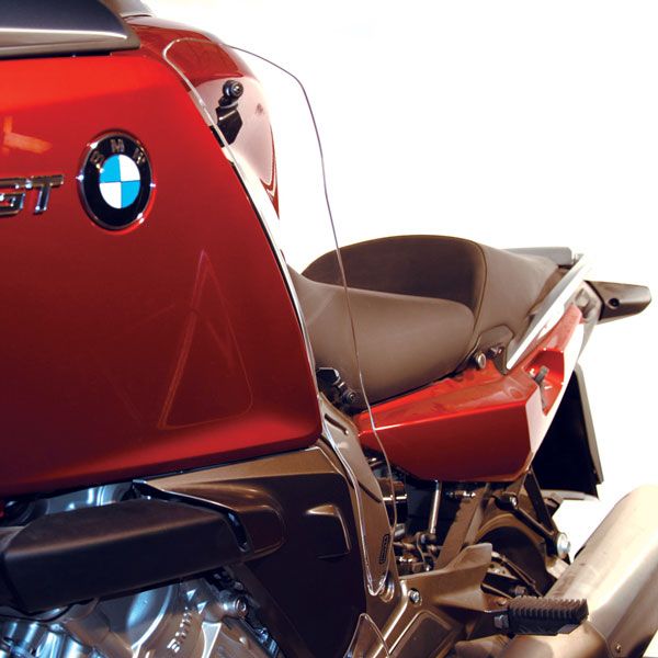 Upper deflector, adjustable for BMW K 1600 GT /GTL (10-16), pair, transparent