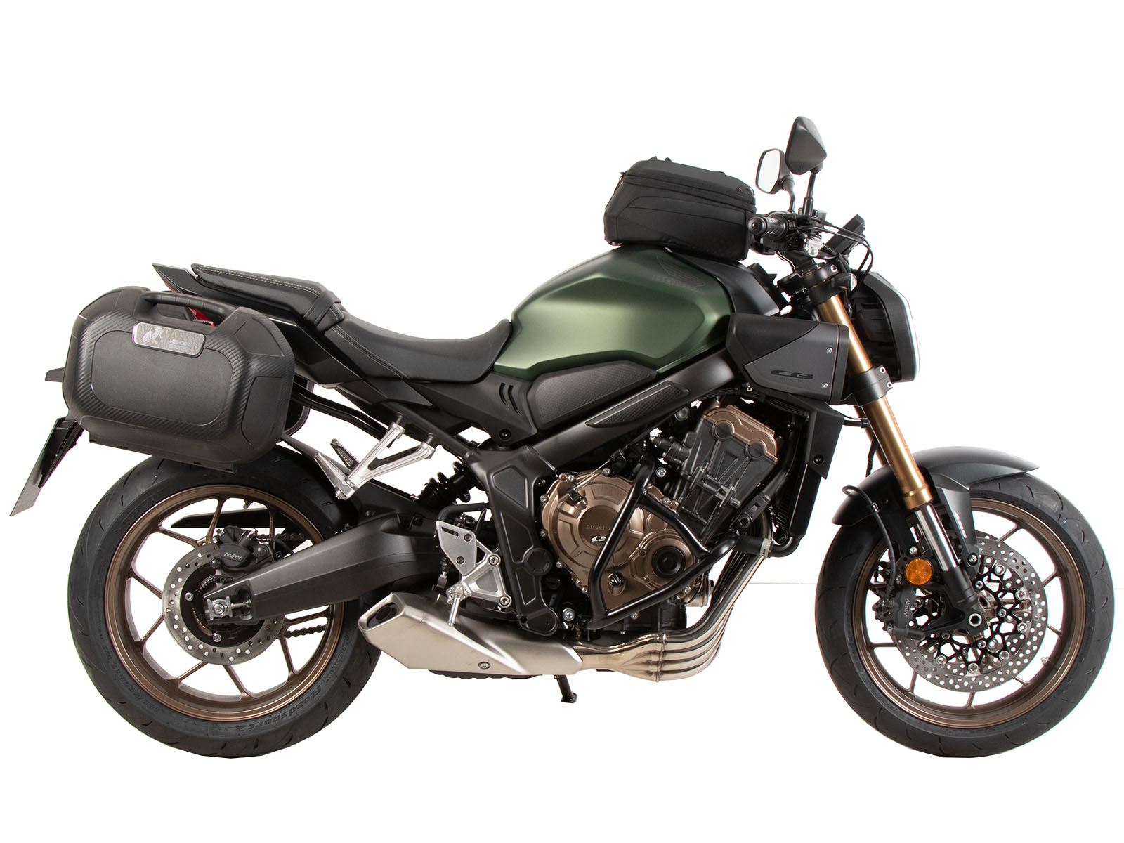 C-Bow side carrier black for Honda CB 650 R / E-Clutch (24-) Hepco & Becker
