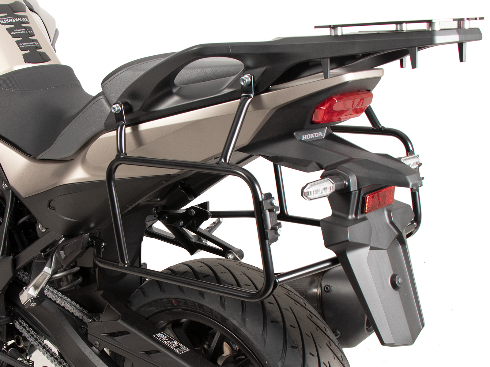 Side case carrier fixed black for Honda NT 1100 / DCT / ES (25-) Original Hepco & Becke