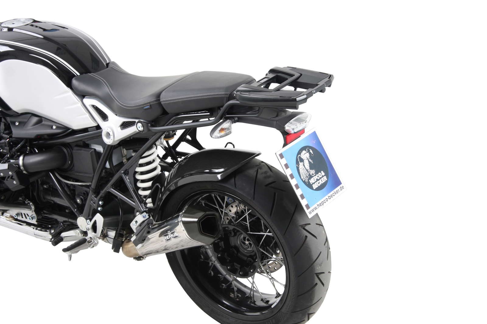 Easyrack top case carrier black for BMW R nineT (14-16) Hepco & Becker