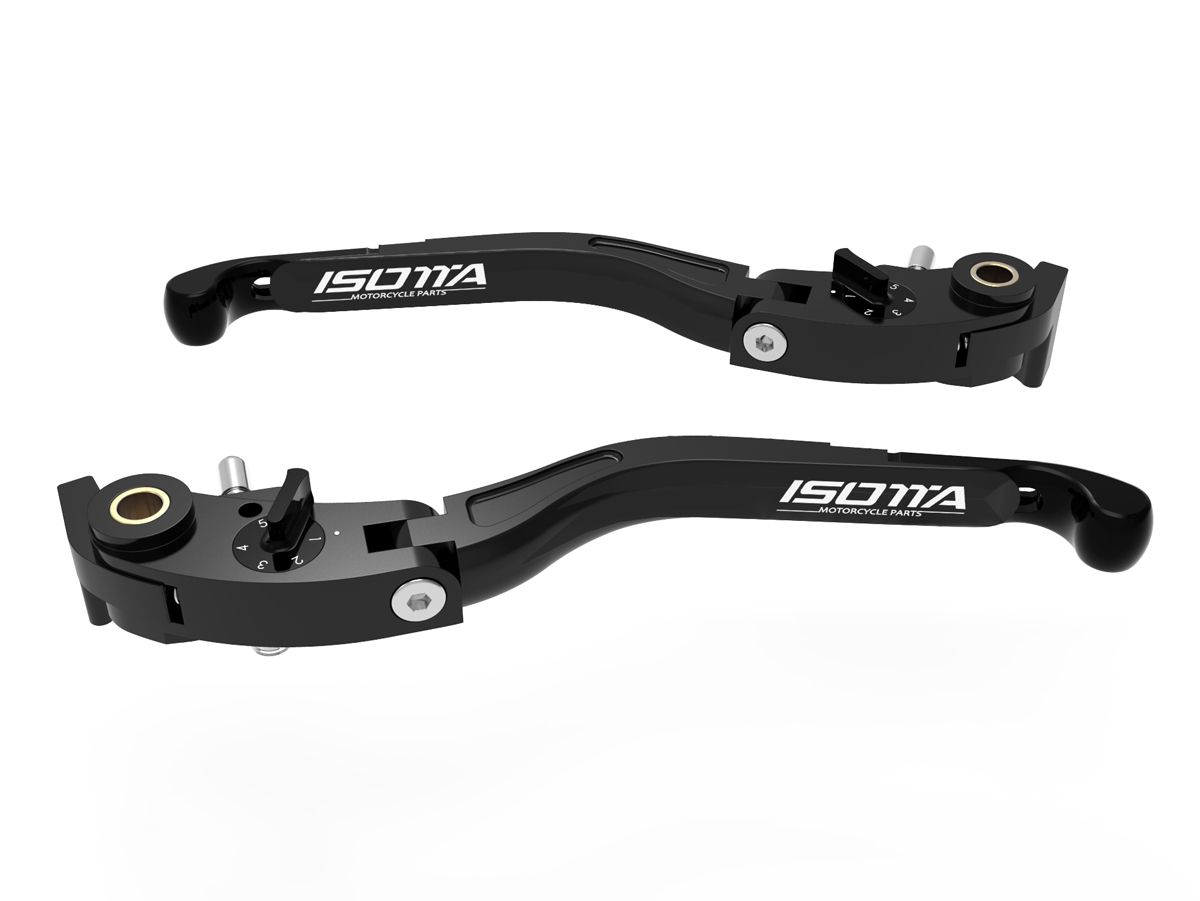 Clutch/brake lever set for Moto Guzzi V100 Mandello S / Stelvio 1000