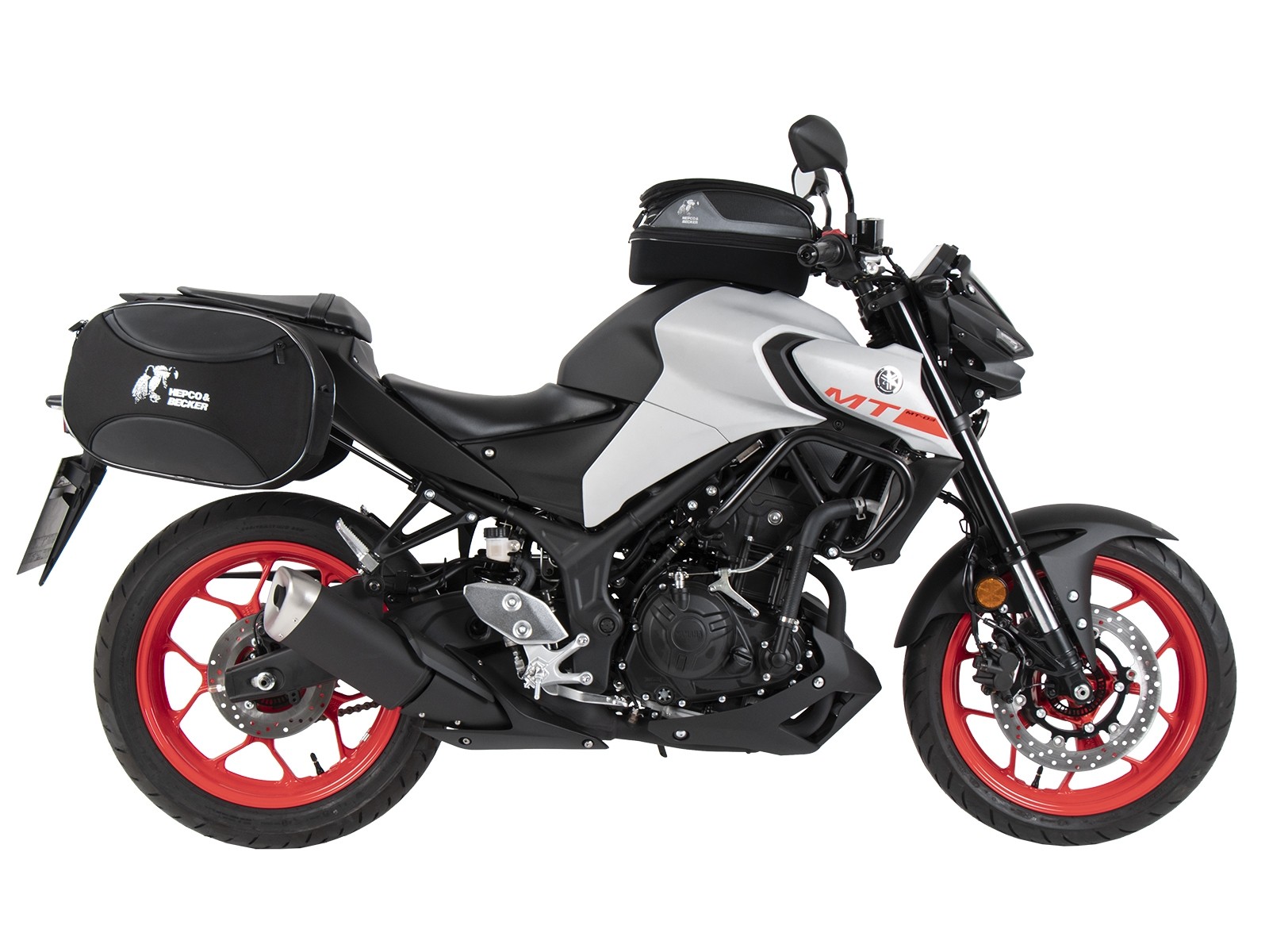 C-Bow side carrier black for Yamaha MT-03 (Bj.20-) Hepco & Becker