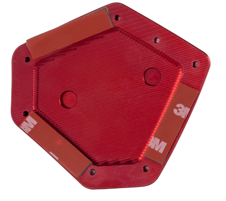 Cover for vario lid ZELIONI for Vespa GTS/GTS Super/GTV HPE 300cc, red