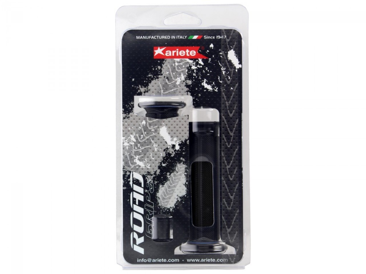 ariete rubber grip set open, Ø 22.00/24.00 mm, length: 120 mm, black, Super Soft