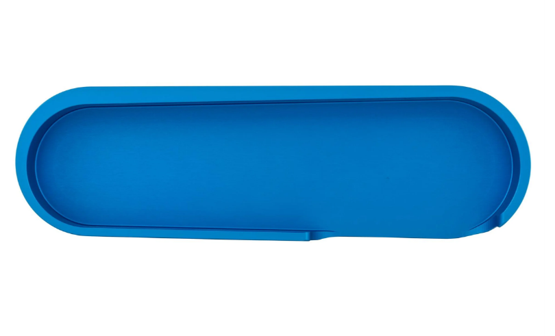 Swingarm cover for Vespa, blue matt