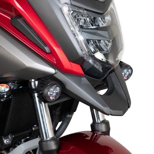 Auxiliary headlight bracket kit for Honda NC 750 X (15-20) - Barracuda