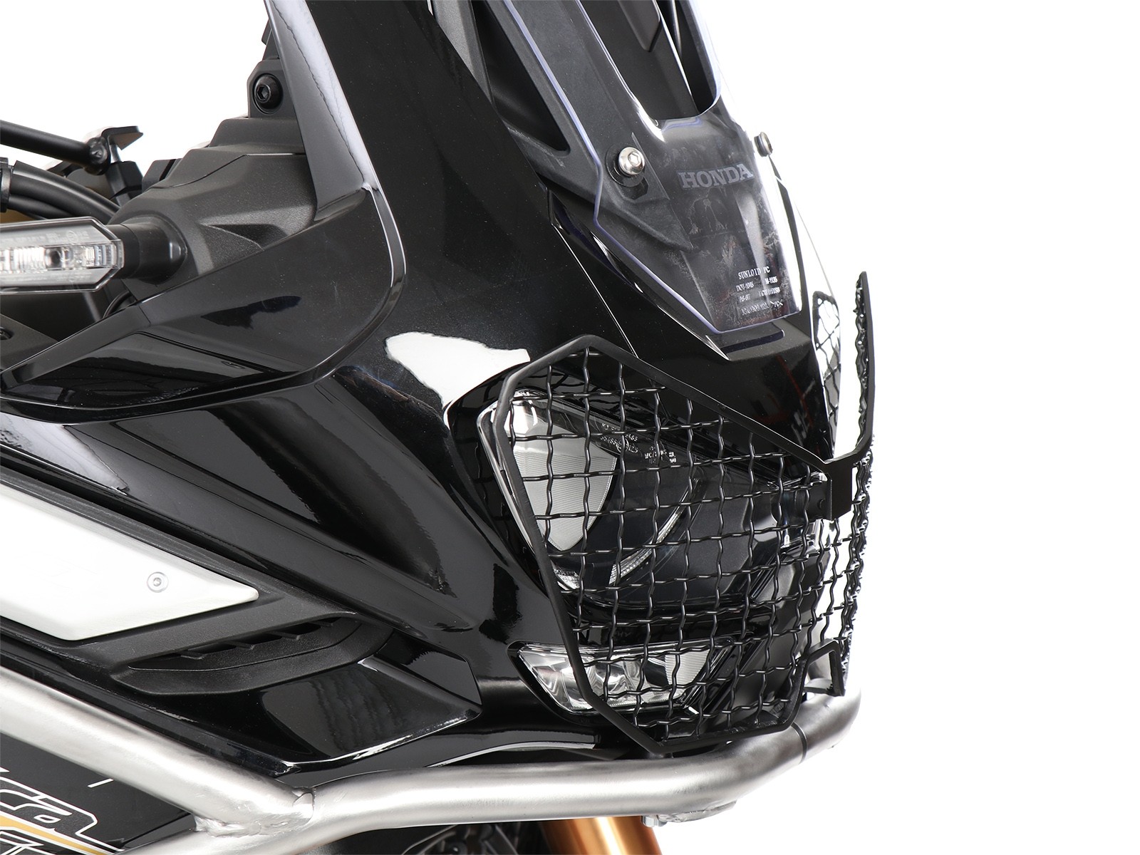 Lamp guard black for Honda CRF 1100 Africa Twin Adventure Sports (20-23) Hepco & Becker