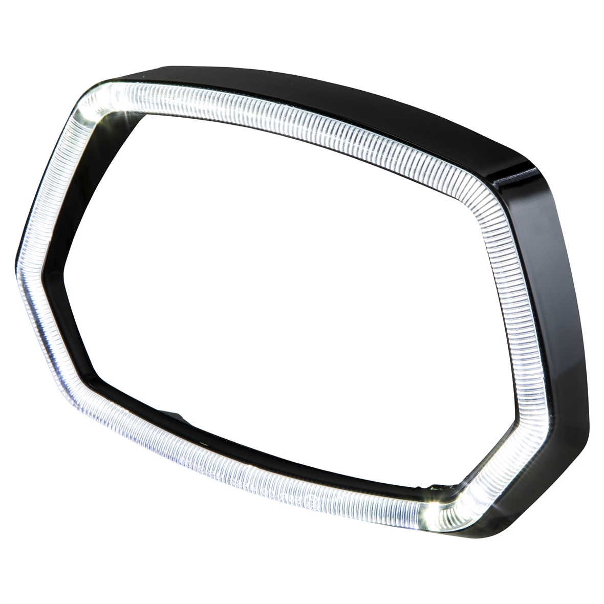 Lamp ring black gloss LED light ring for Vespa Sprint 125/150cc 4T ('13-'18)