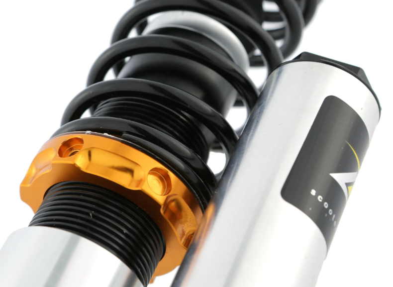 Front shock absorber ZELIONI for Vespa ET2/ET4/LX/LXV/S 50-150ccm, silver/orange/black