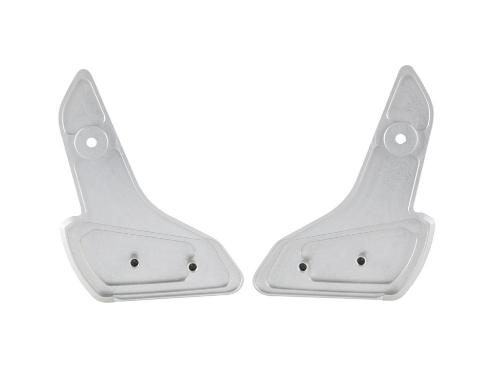Footrests right and left for Vespa Primavera /Sprint 50-150ccm 2T/4T AC, silver matt