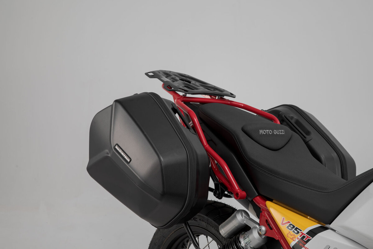 AERO ABS side case system for Moto Guzzi V85 TT