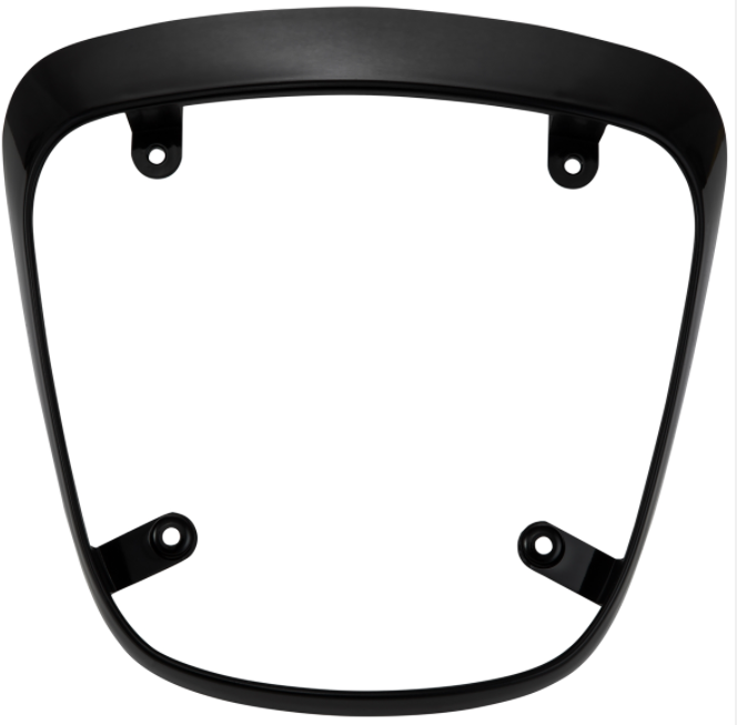 Frame tail light for Vespa Primavera/Sprint 50-150cc ('18-), black glossy