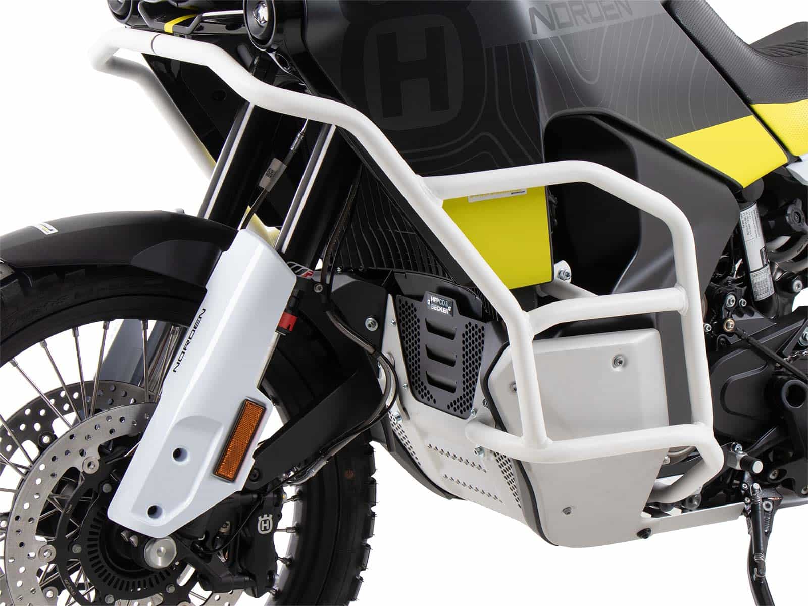 Engine Guard Solid white for Husqvarna Norden 901 (22-) Hepco & Becker