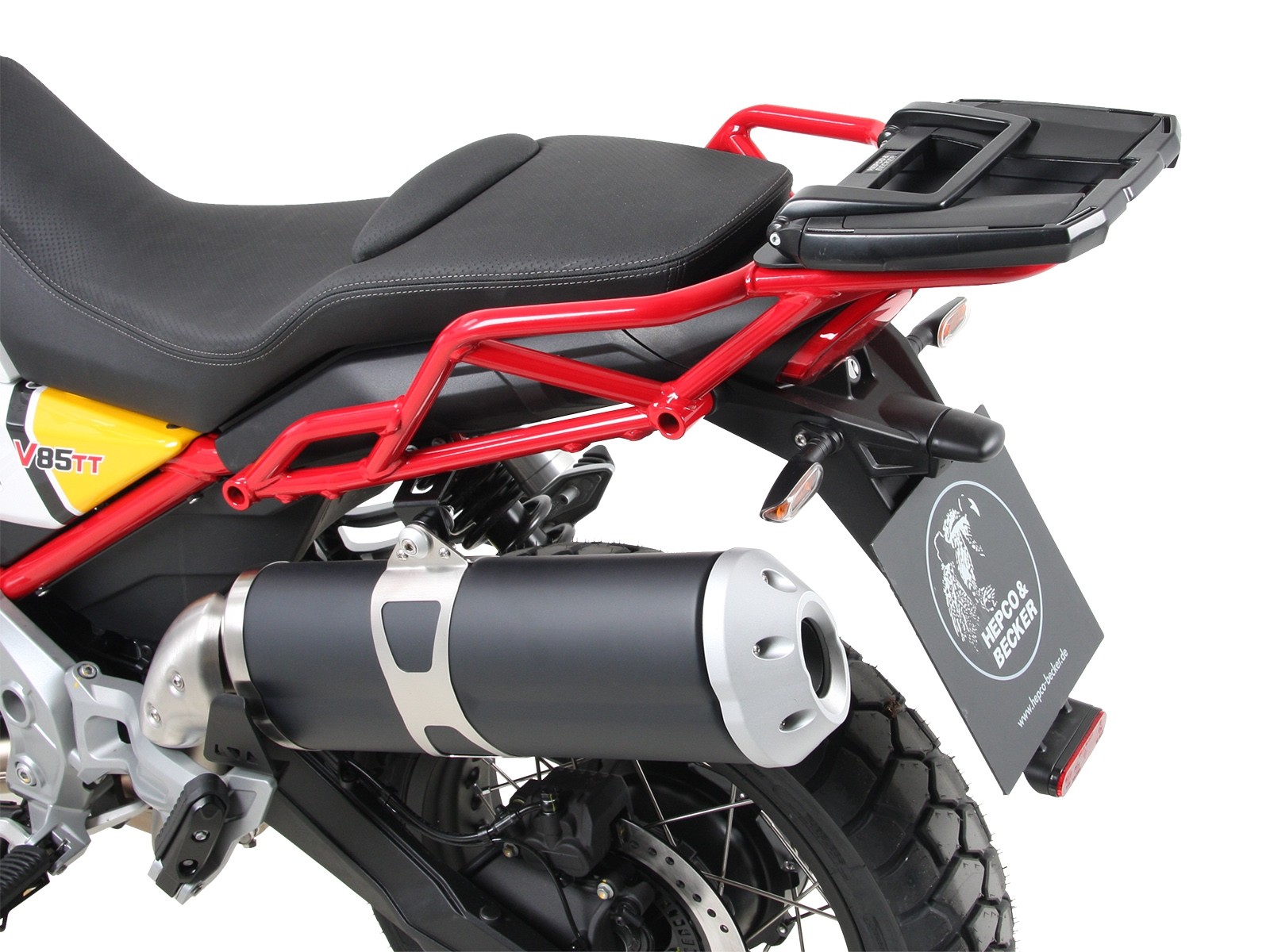 Easyrack Topcaseträger black for V85 TT (Bj.19-) Hepco & Becker