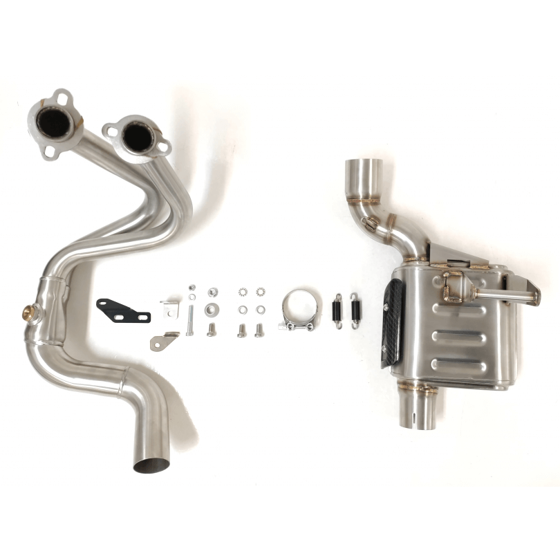 IXIL RB complete system with catalytic converter for Kawasaki Z 650 /RS, 650 Ninja (21-), black, E-approved, Euro5