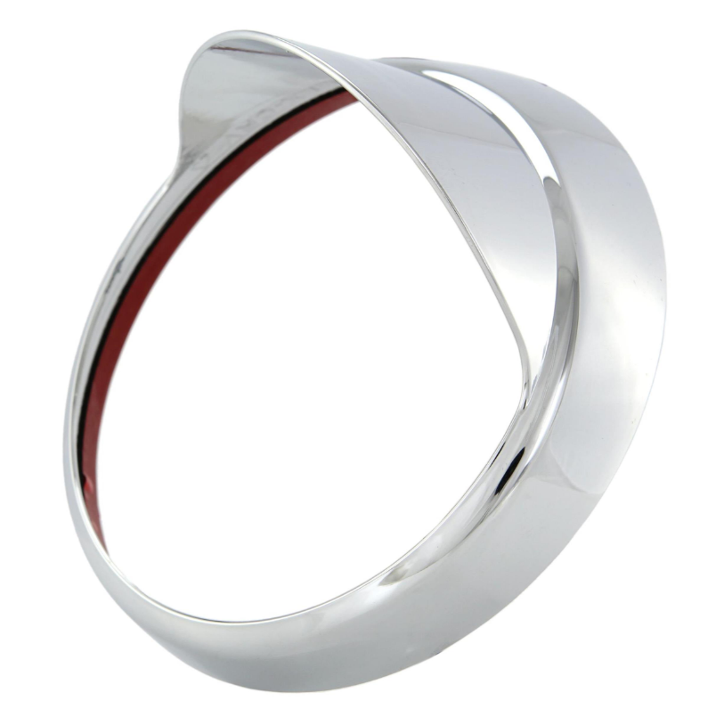 Lamp ring with lampshade for Vespa LX 50-150cc, chrome