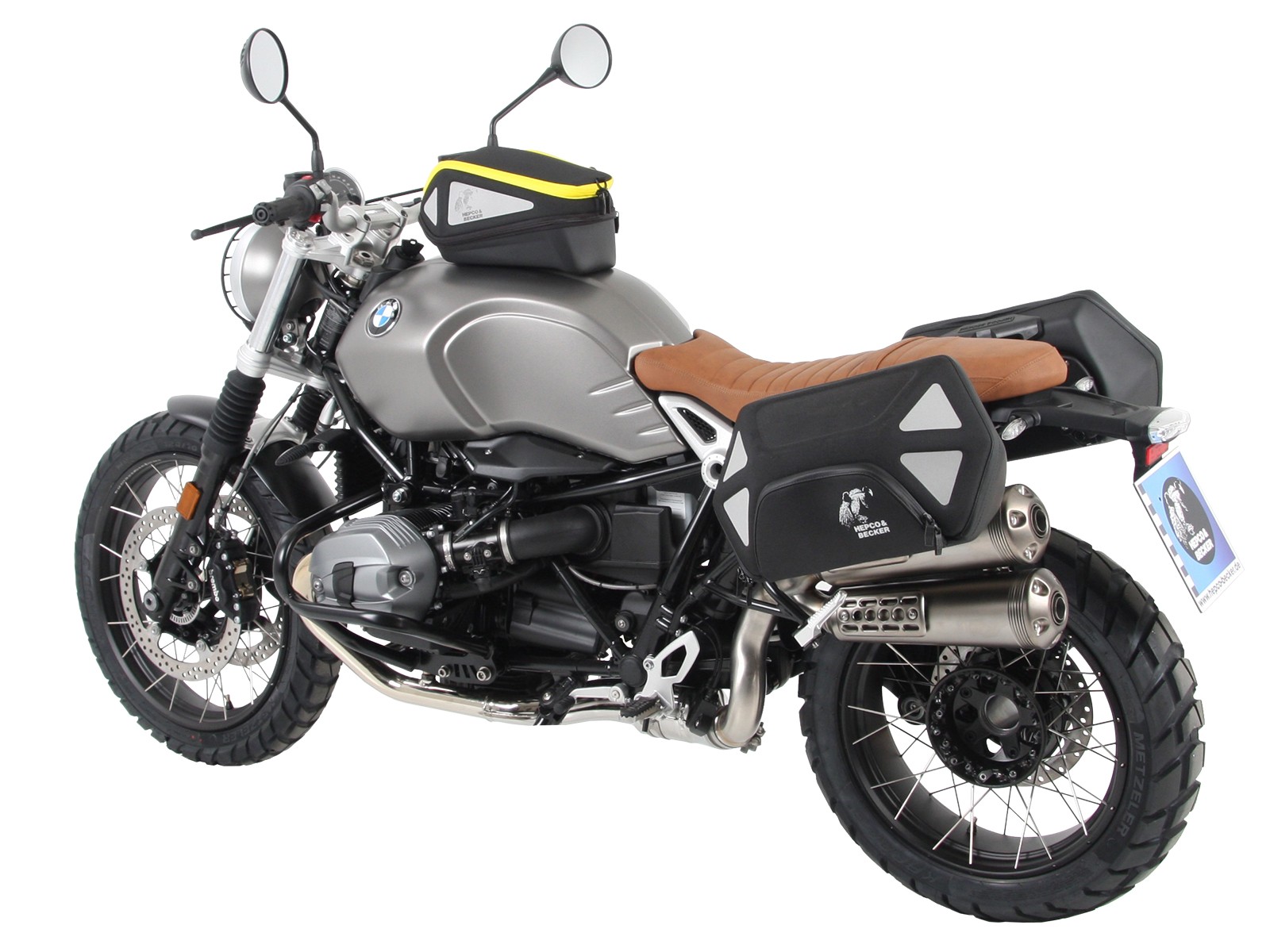 C-Bow side carrier black for BMW R nineT Scrambler (16-23) / Urban G/S 40 Years Edition