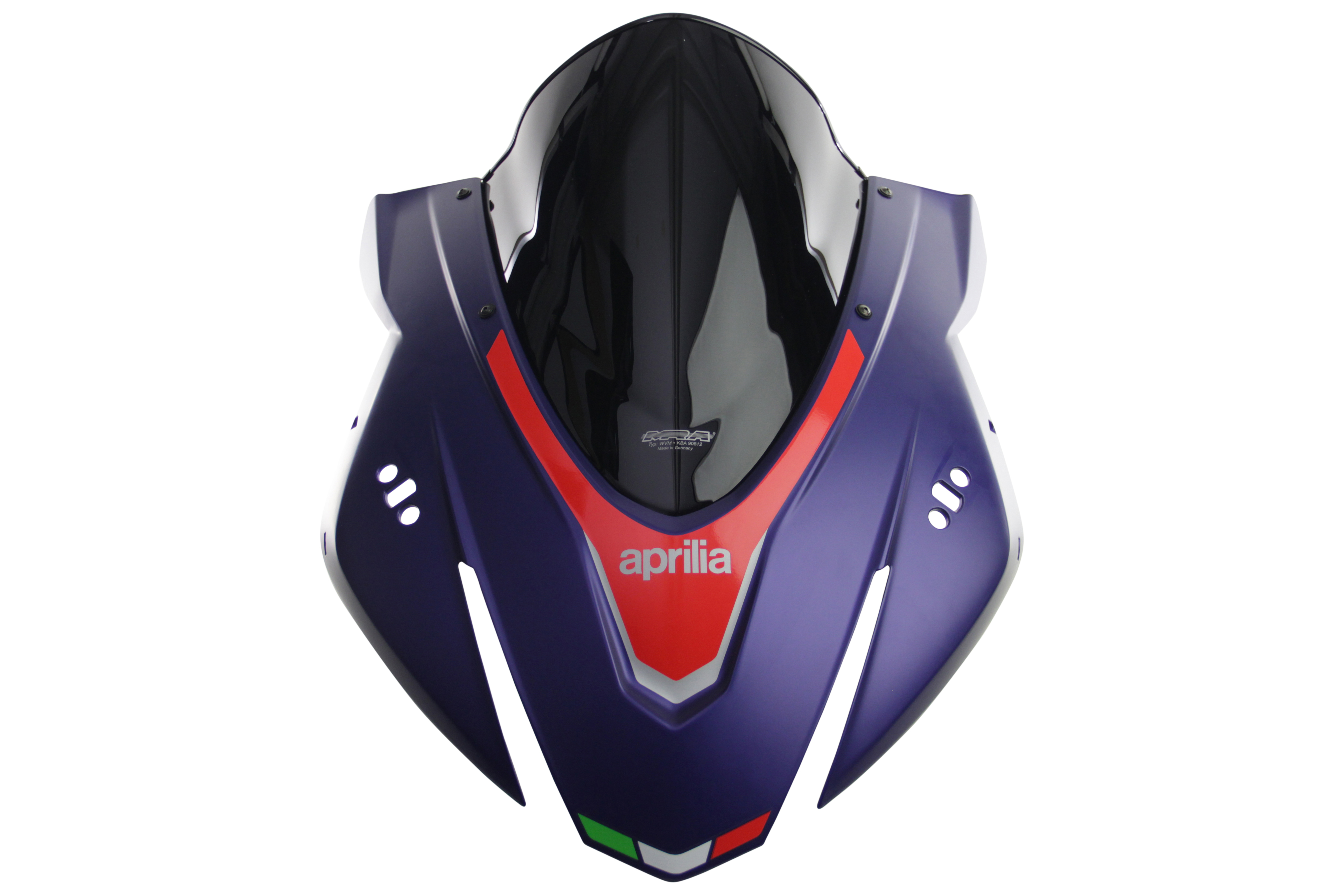 MRA Racing windshield "R" - black - Aprilia RSV 4 1100 Factory 2021-