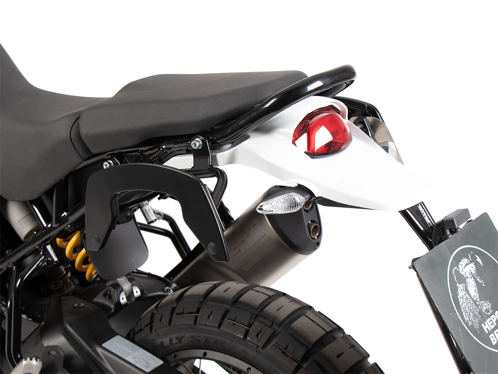 C-Bow side carrier black for Ducati DesertX Rally (24-) Hepco & Becker