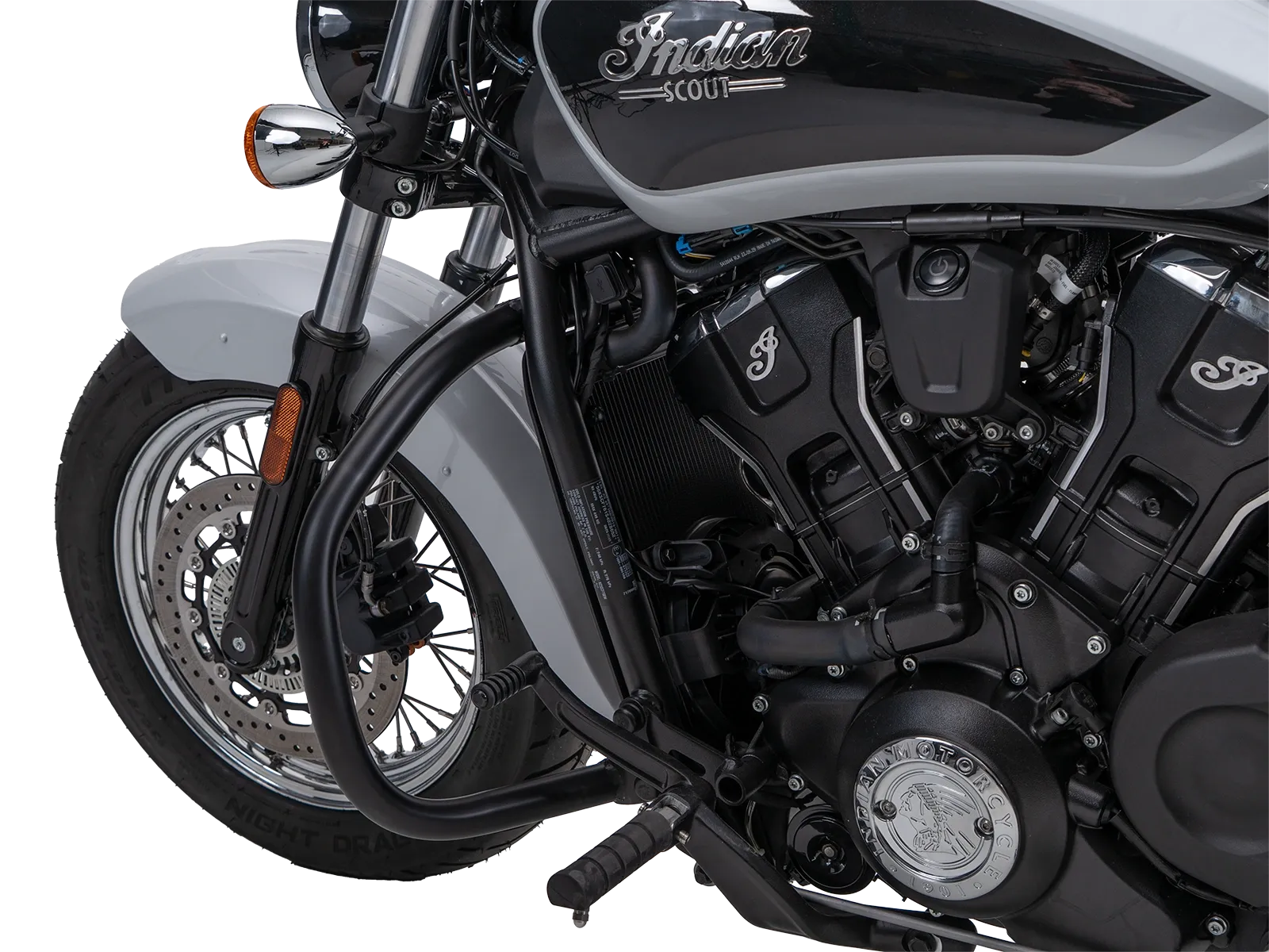 Engine guard black for Indian Scout Classic 1250 (25-) Hepco & Becker