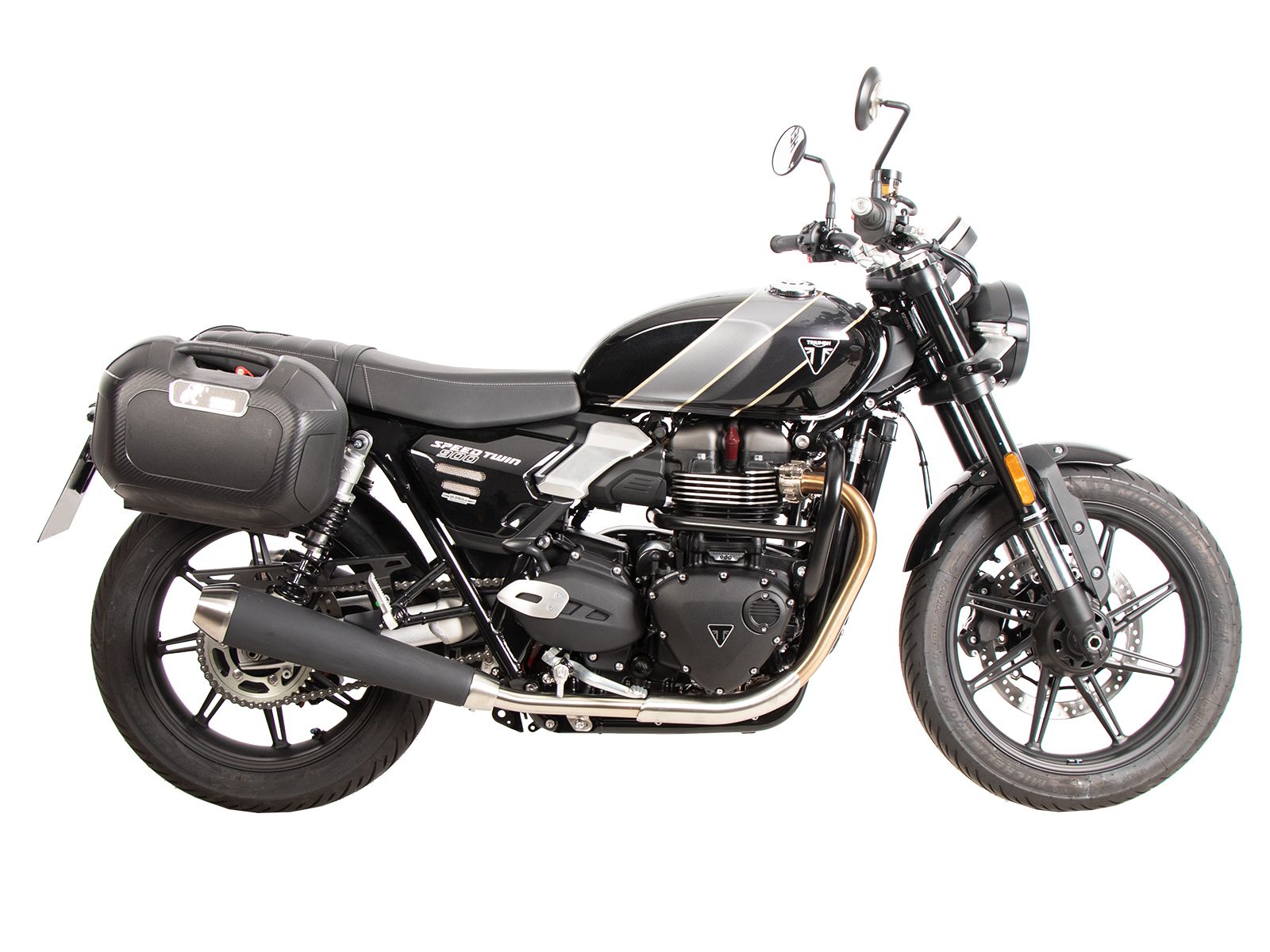 C-Bow side carrier black for Triumph Speed Twin 900 (25-) Hepco & Becker