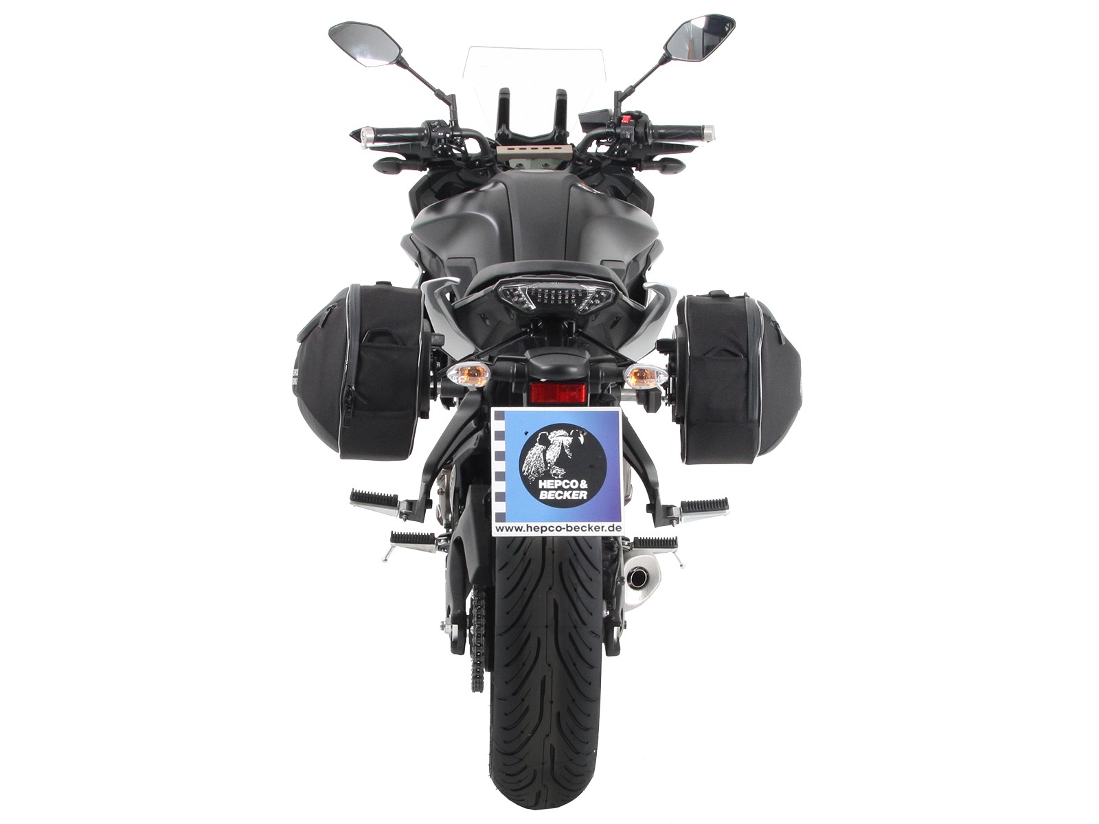 C-Bow side carrier black for Yamaha Tracer 700 / Tracer 700 GT (Bj.16-) Hepco & Becker