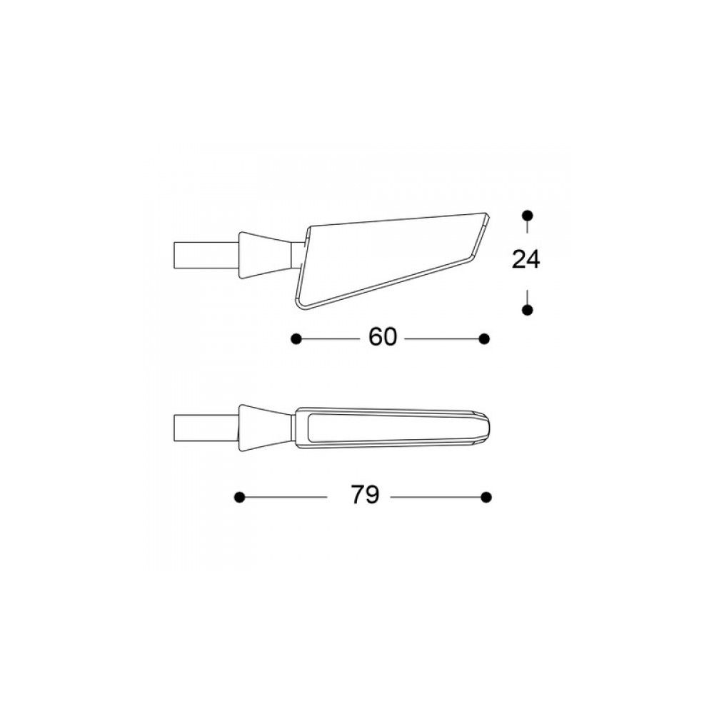 Barracuda sequential blinker SQ-LED B-LUX red