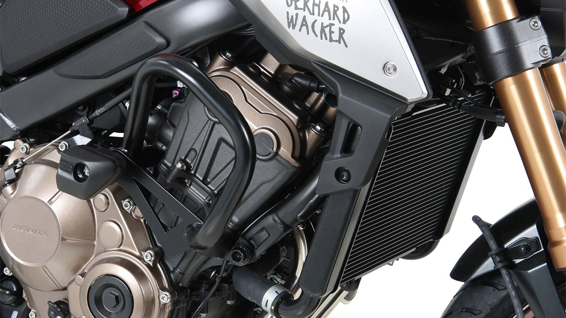 Engine guard incl. protection pads Honda CB 650 R (21-23) Hepco & Becker