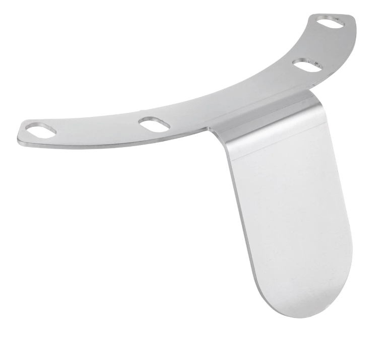 Holder Pickerl for Austrian inspection sticker for Primavera/Sprint 50-150ccm, polished stainless steel