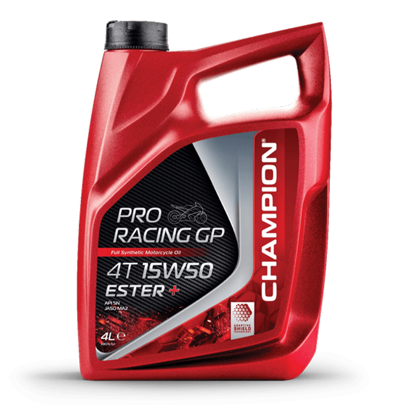 CHAMPION® Proracing GP 4T 15W-50 ESTER + Fully synthetic engine oil - 4 liters