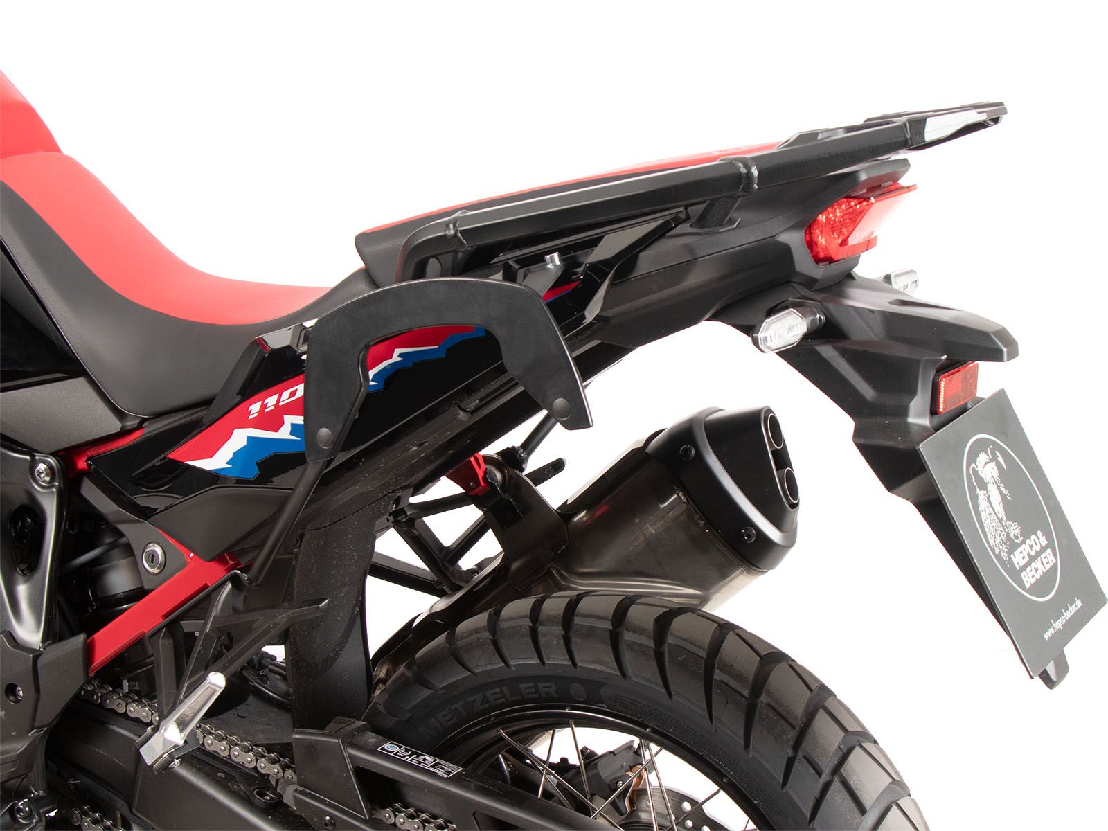 C-Bow side carrier black for Honda CRF 1100 Africa Twin Adventure Sports (24-) Hepco & Becker