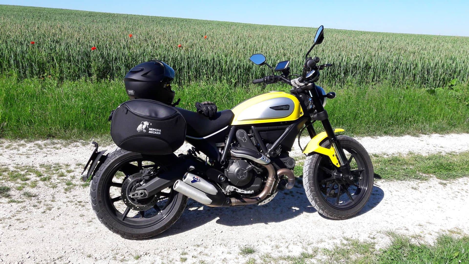 C-Bow side carrier black for Ducati Scrambler 800 (15-18) Hepco & Becker