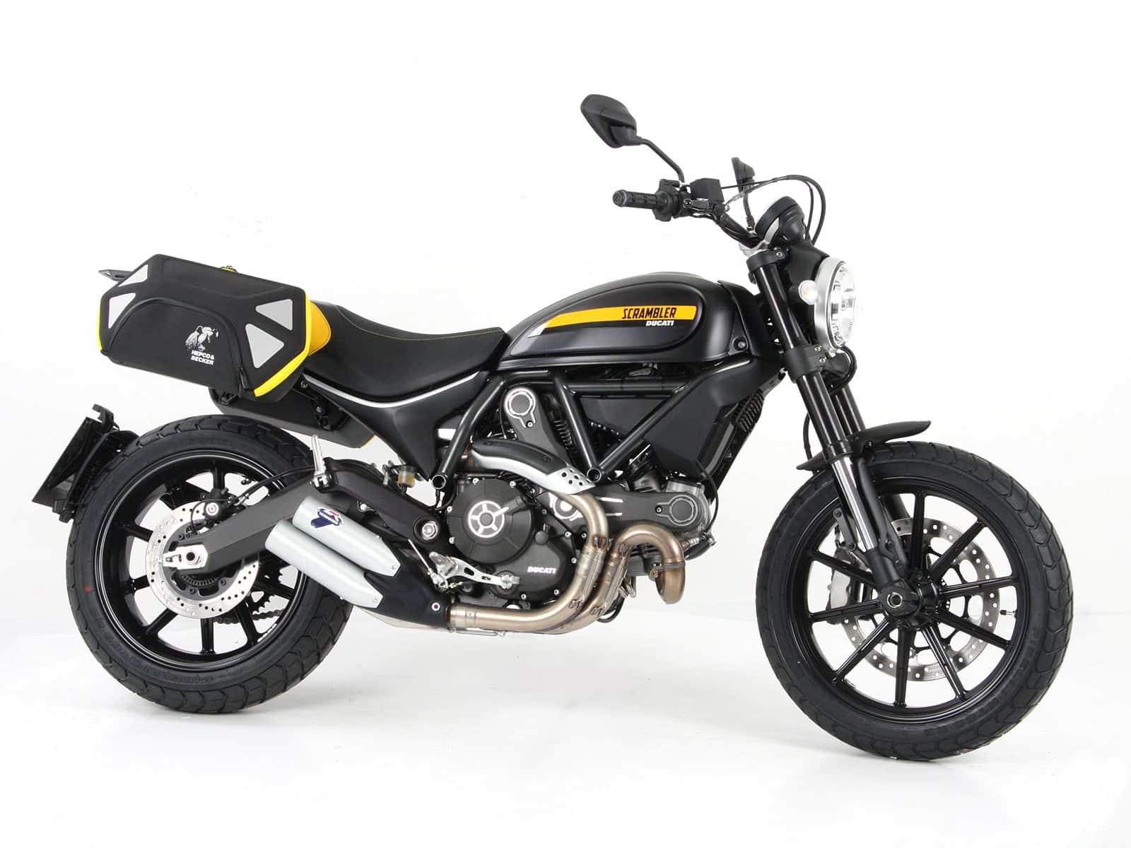 C-Bow side carrier black for Ducati Scrambler 800 (15-18) Hepco & Becker