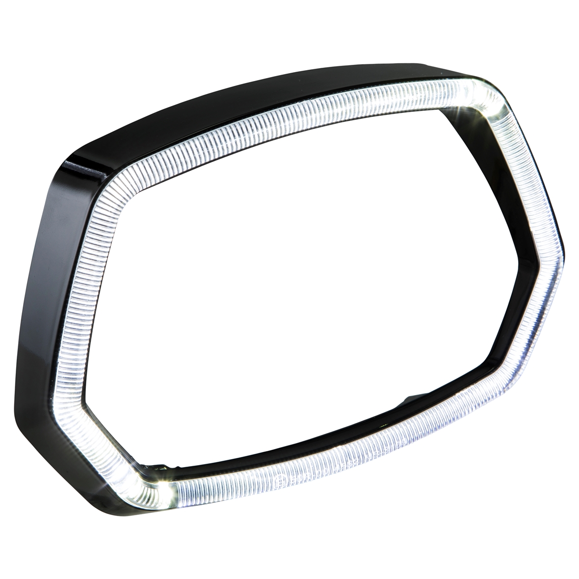 Lamp ring black gloss LED light ring for Vespa Sprint 125/150cc 4T ('13-'18)