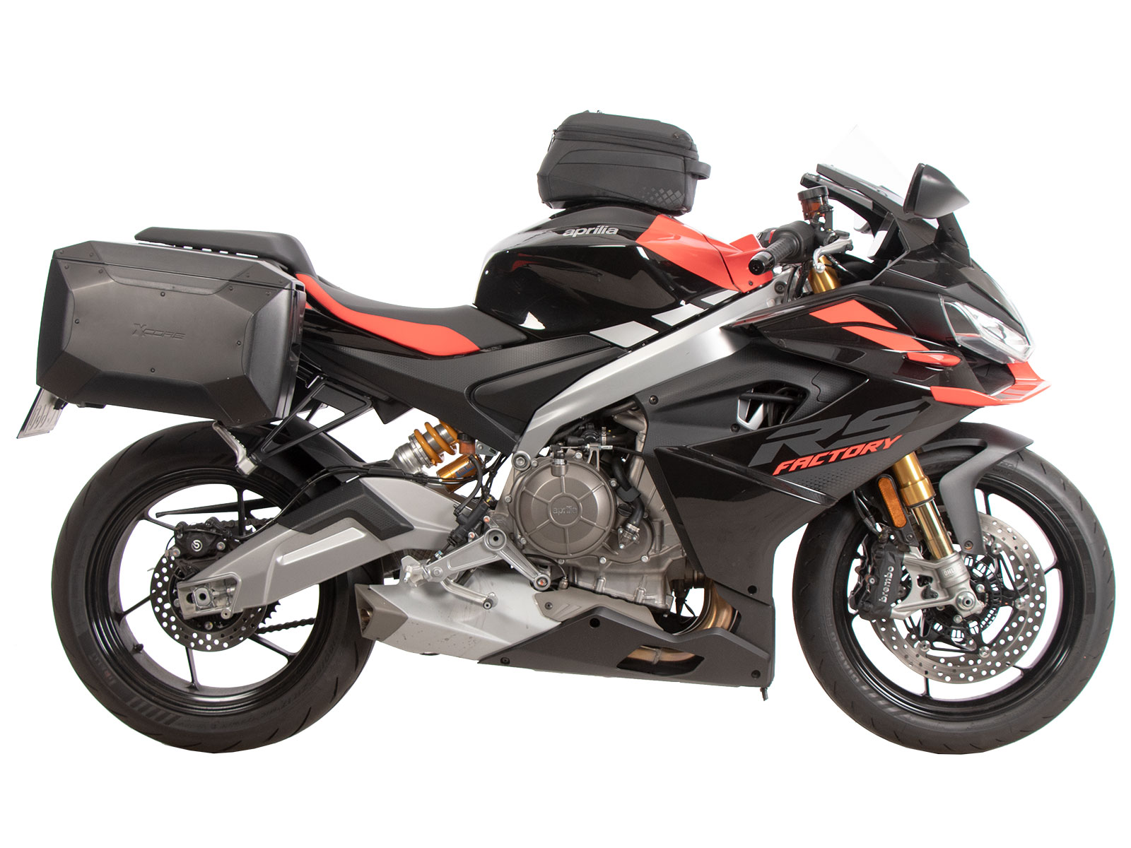 C-Bow side carrier black for Aprilia RS 660 / Factory (25-) Hepco & Becker