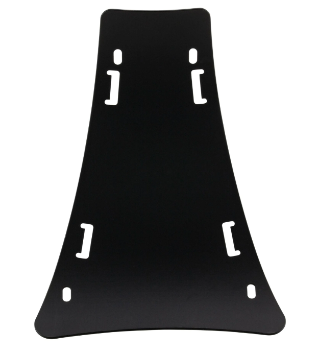 Luggage rack step-through Footplate 2.0 for Vespa GTS/GTS Super/GTV/GT, black matt